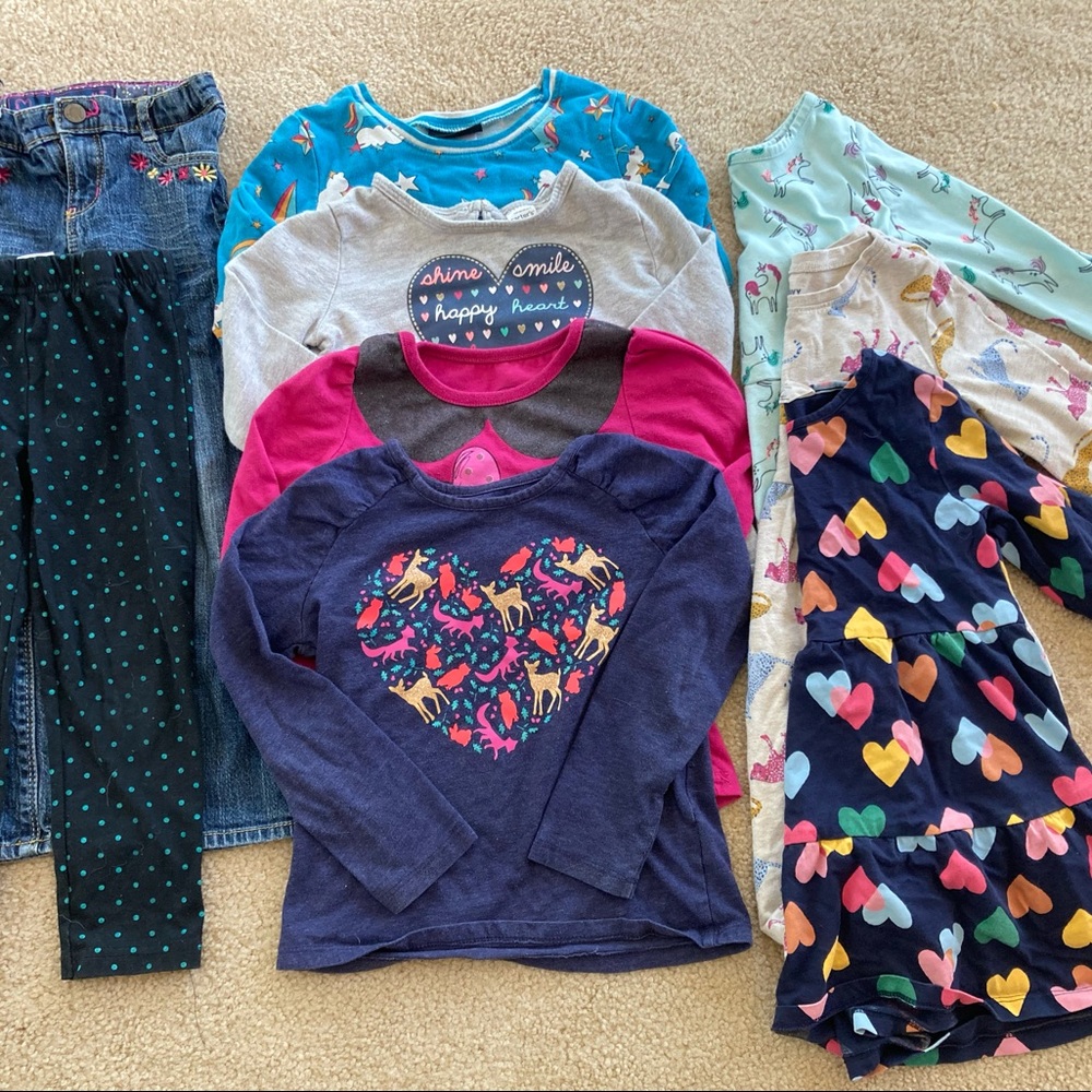 Girls 5t Lot Tops, Bottoms, Tunics